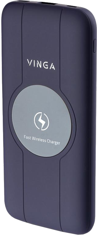 

УМБ Vinga Wireless QC3.0 PD Soft Touch 10000 mAh Purple