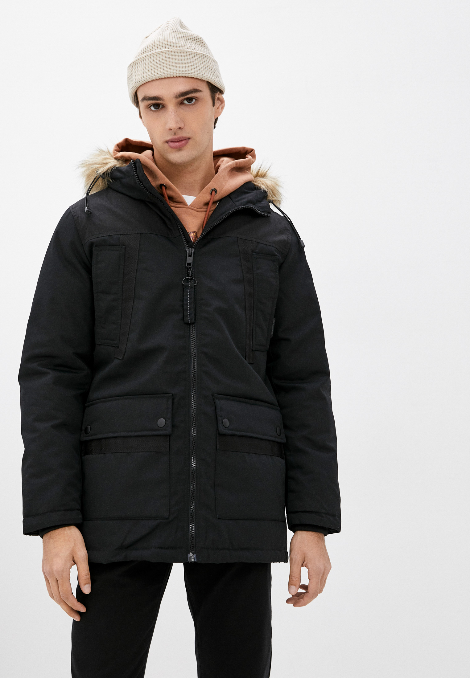 

Куртка Jack&Jones ROCKET PARKA 12189986 Black  черный, Куртка Jack&Jones ROCKET PARKA 12189986 Black S черный