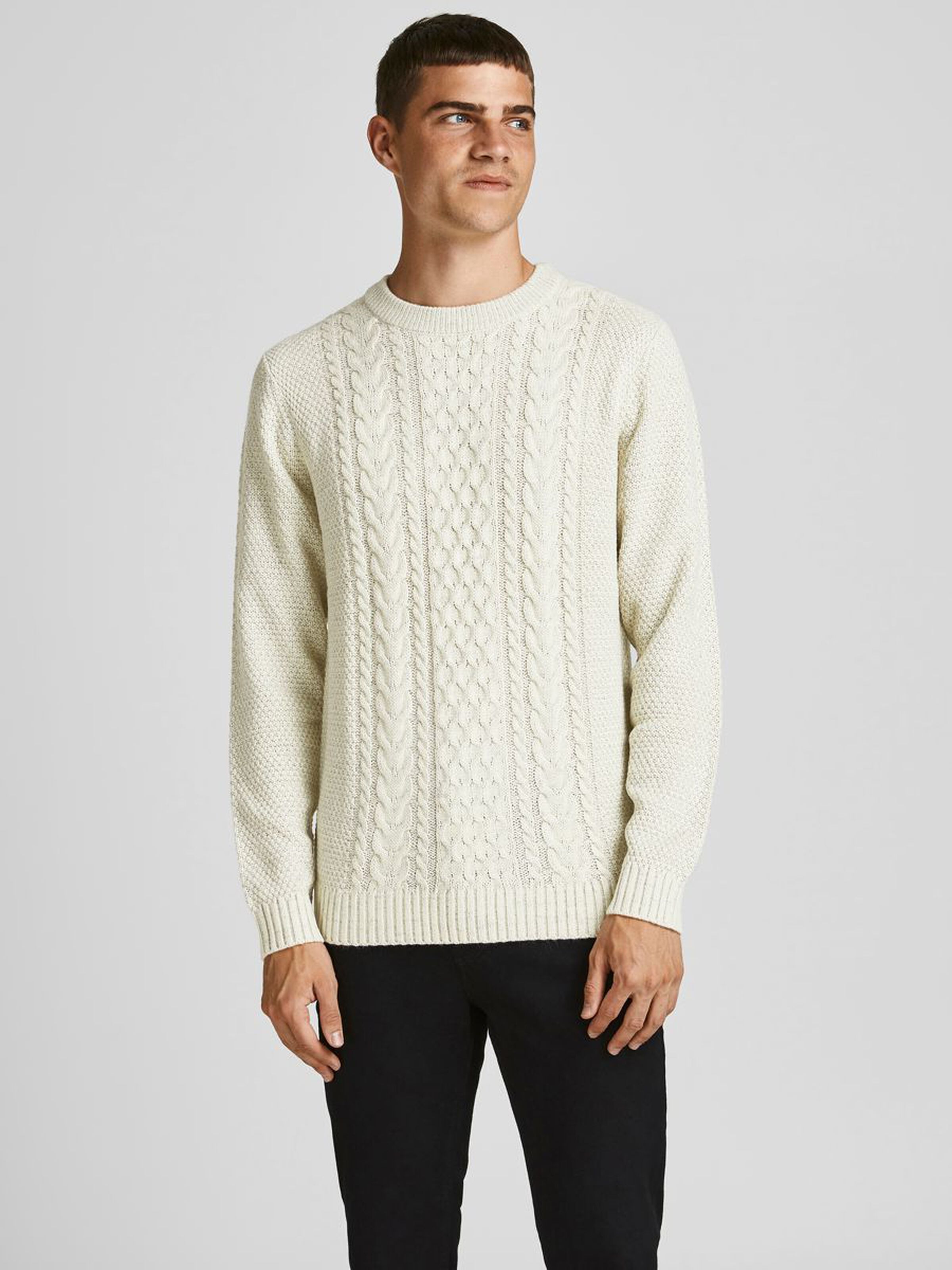 

Джемпер Jack&Jones CRAIG KNIT CREW NECK 12189968 Cloud Dancer  белый, Джемпер Jack&Jones CRAIG KNIT CREW NECK 12189968 Cloud Dancer L белый