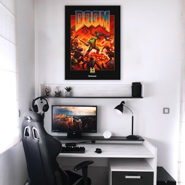 

Картина на холсте Игры Doom 90х120 см.