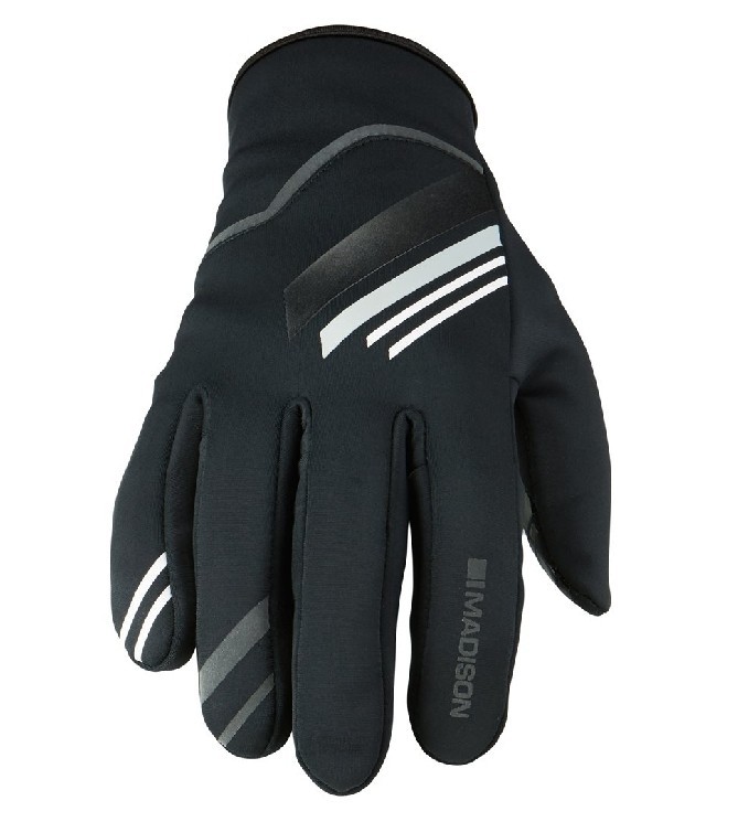 

​Велоперчатки мужские зимние Madison Element Softshell черные М