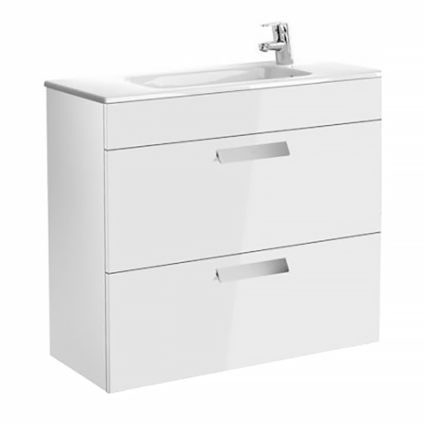 

Тумба с раковиной в ванную ROCA DEBBA 80.5x72x36см подвесная белый A855907806