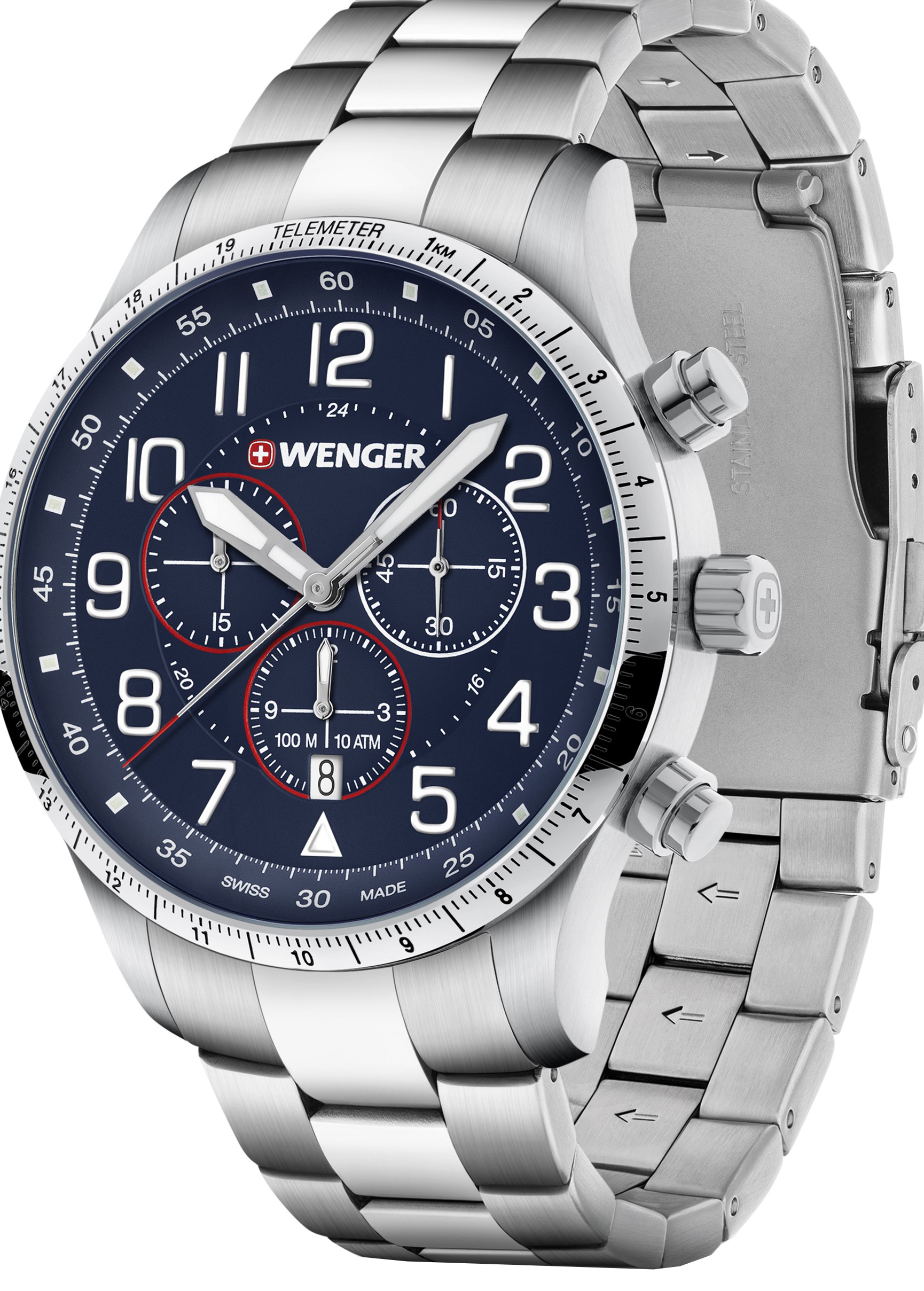 

Мужские часы Wenger Attitude Chrono W01.1543.118