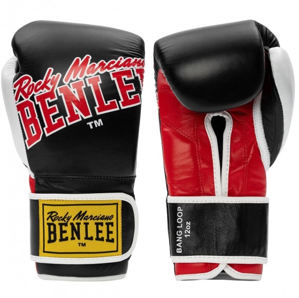 

Перчатки для бокса Benlee BANG LOOP 12oz/Кожа/ Черно-красные (199351 (Black Red) 12 oz) (F00261639)
