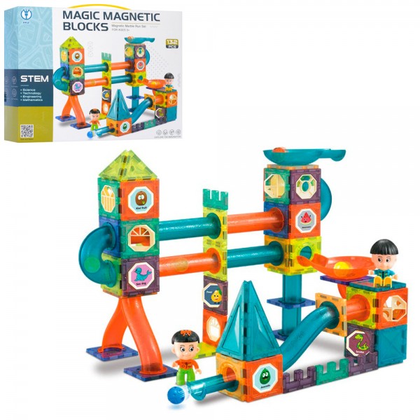

Детский конструктор LIMO TOY 1203 магнитный, 132 деталей (BAM004514)