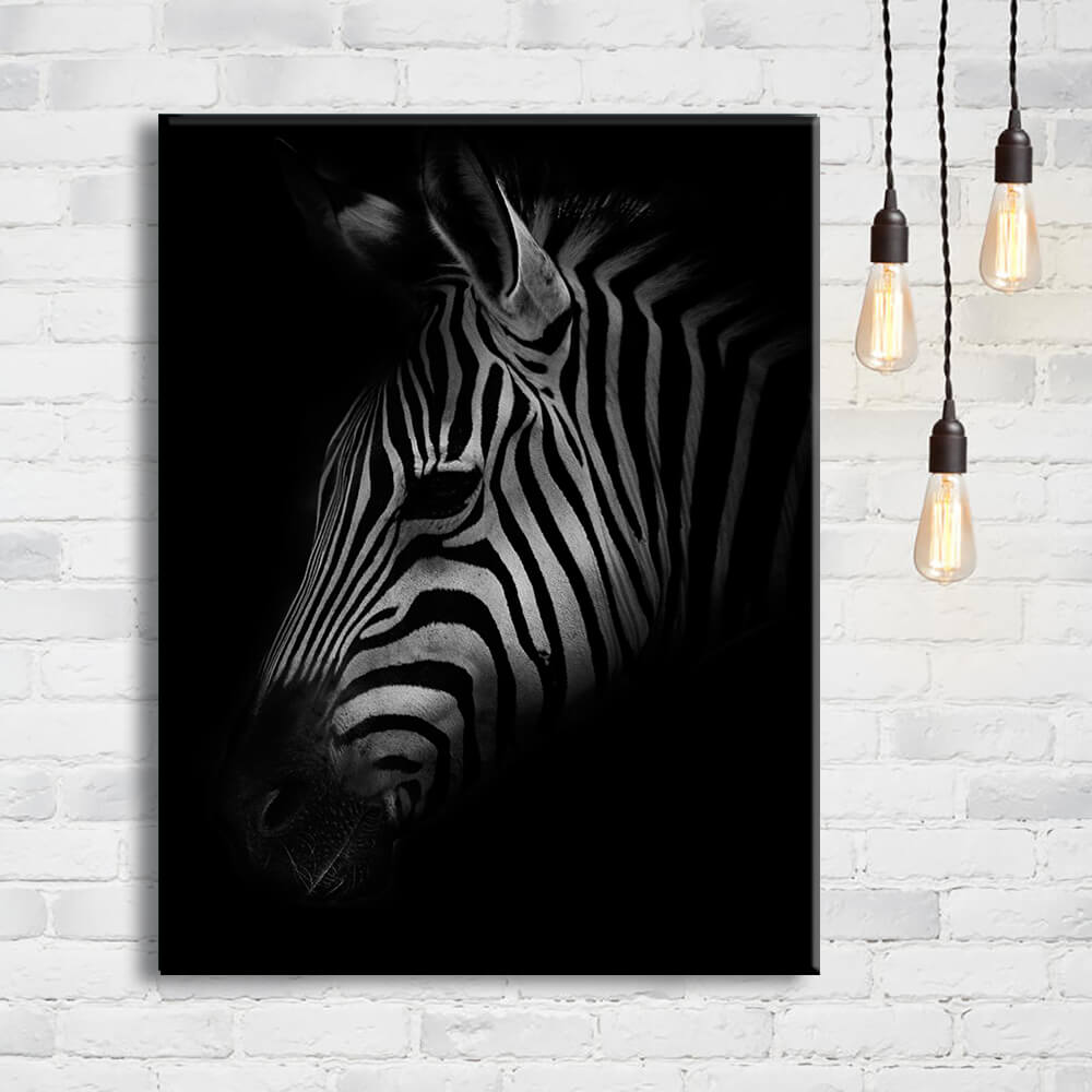 

Картина на холсте Животные Black Zebra 45х60 см.