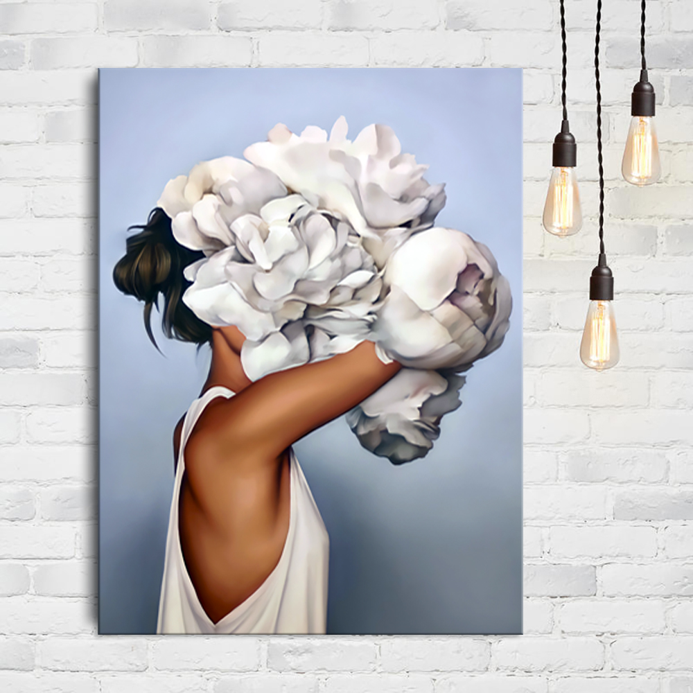 

Картина на холсте Для дома Flower White 90х120 см.