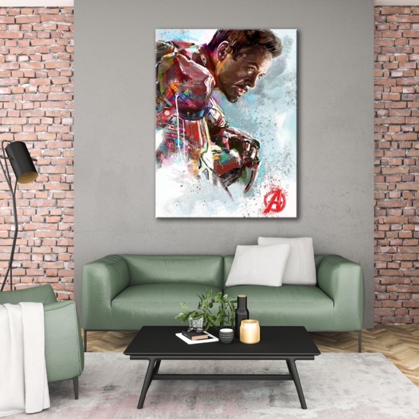 

Картина на холсте Фильмы/сериалы Tony Stark 90х120 см.