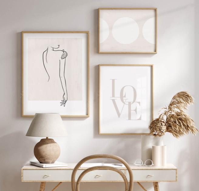 

Набор постеров Love Beige NEHILO