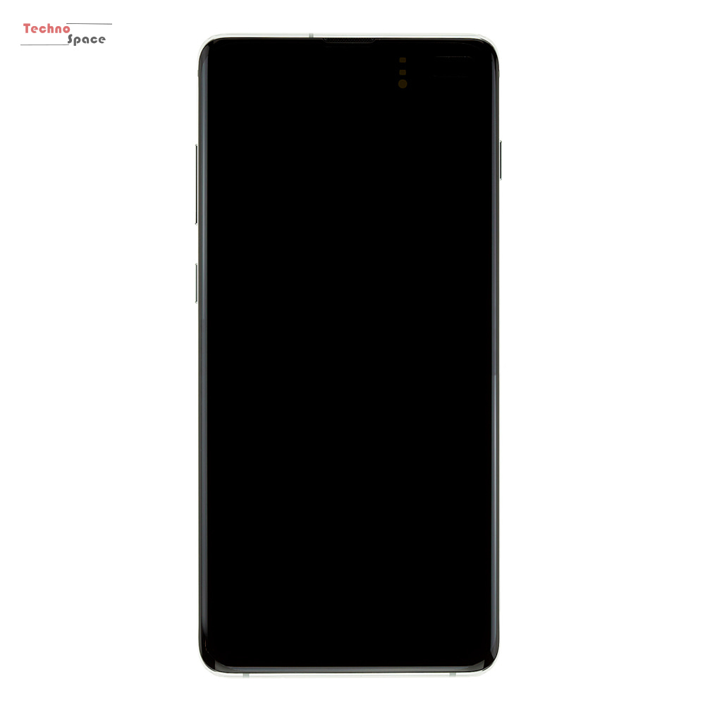 

Дисплей (экран) для Samsung G975F Galaxy S10 Plus, с тачскрином и рамкой, белый Original