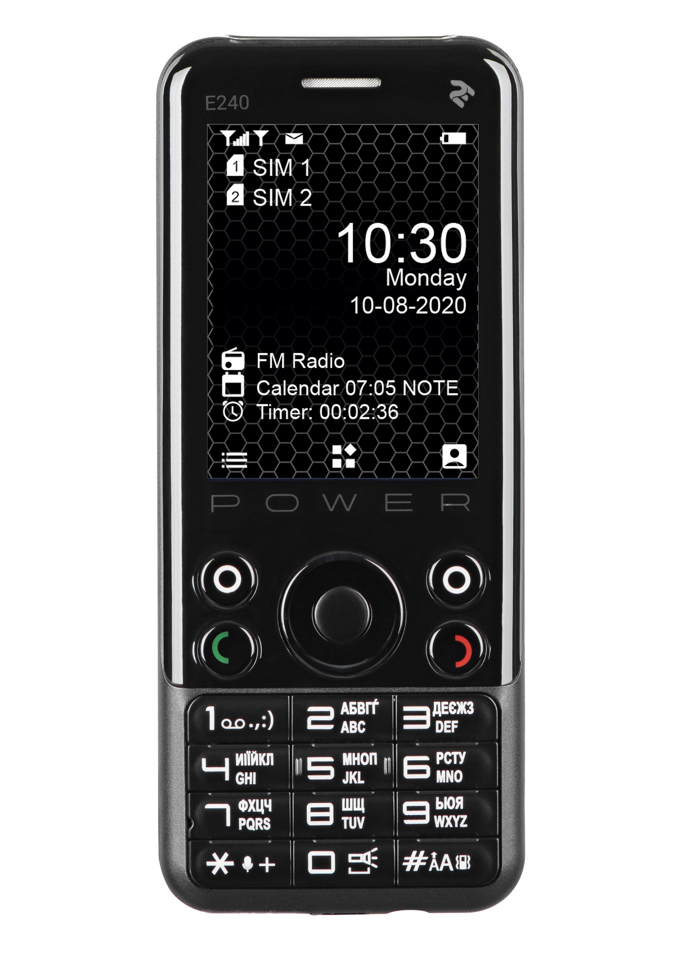 

Мобильный телефон 2E E240 POWER DualSim Black