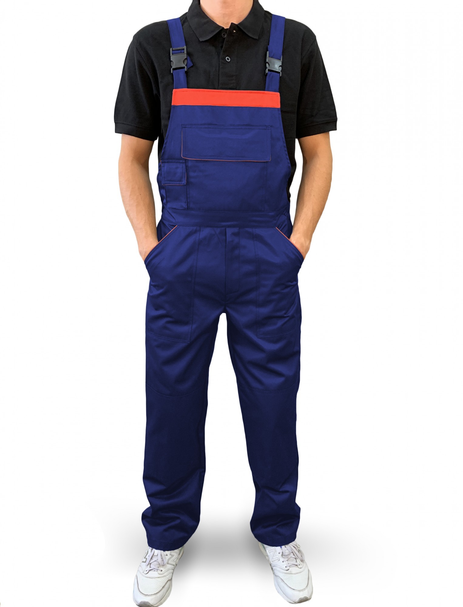 

Полукомбинезон рабочий Eva - Синий с красным, рост 3-4 (170-176, Полукомбинезон рабочий Eva 56-58 Синий с красным, рост 3-4 (170-176)