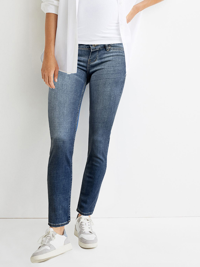 

Джинсы для беременных H&M 249136b47  Голубые, Джинсы для беременных H&M 249136b47 34 Голубые