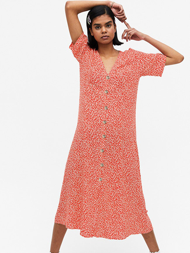 

Платье Monki 758585b46  Красное, Платье Monki 758585b46 XXS Красное