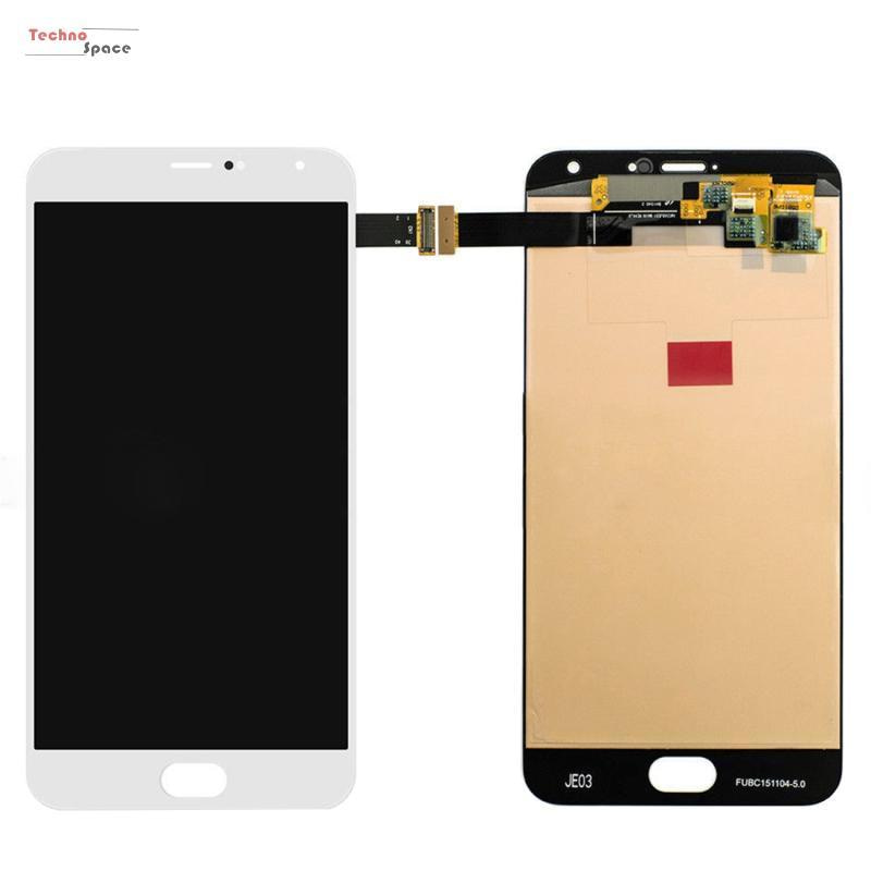 

Дисплей (экран) для Meizu Pro 5, с тачскрином, белый High Copy