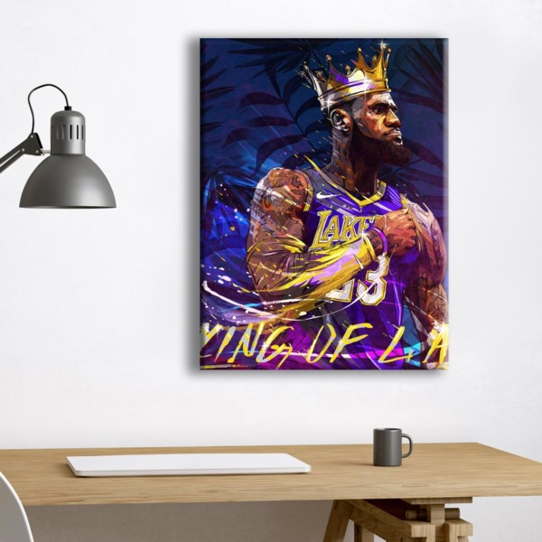 

Картина на холсте Cпорт Lebron James 90х120 см.