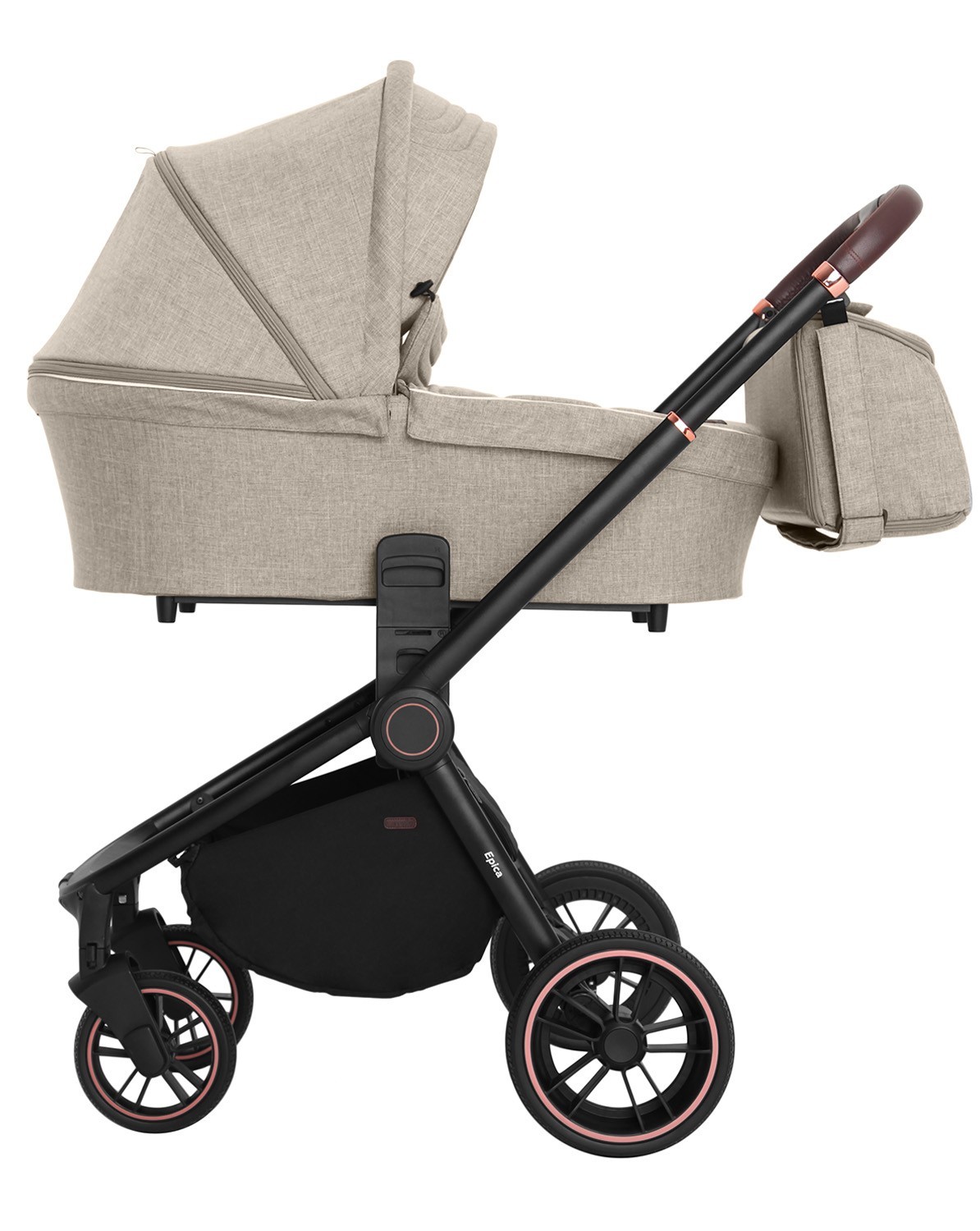 

Универсальная коляска 3 в 1 CARRELLO Epica CRL-8511/1 Almond Beige