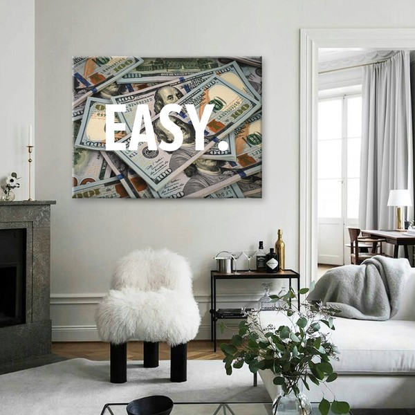 

Картина на холсте Деньги Easy Money 50х65 см.