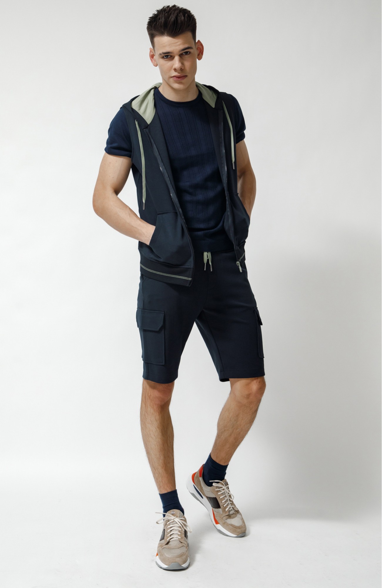 

Спортивный костюм Cortigiano in Bottega  синий, Спортивный костюм Cortigiano in Bottega L синий