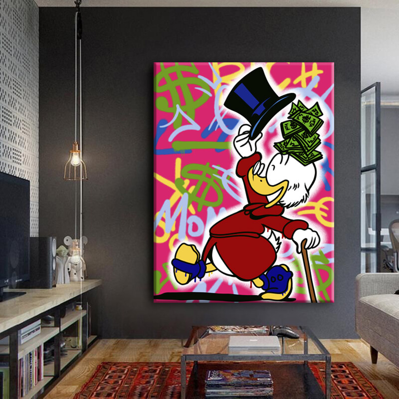 

Картина на холсте Деньги Happy Scroodge 45х60 см.