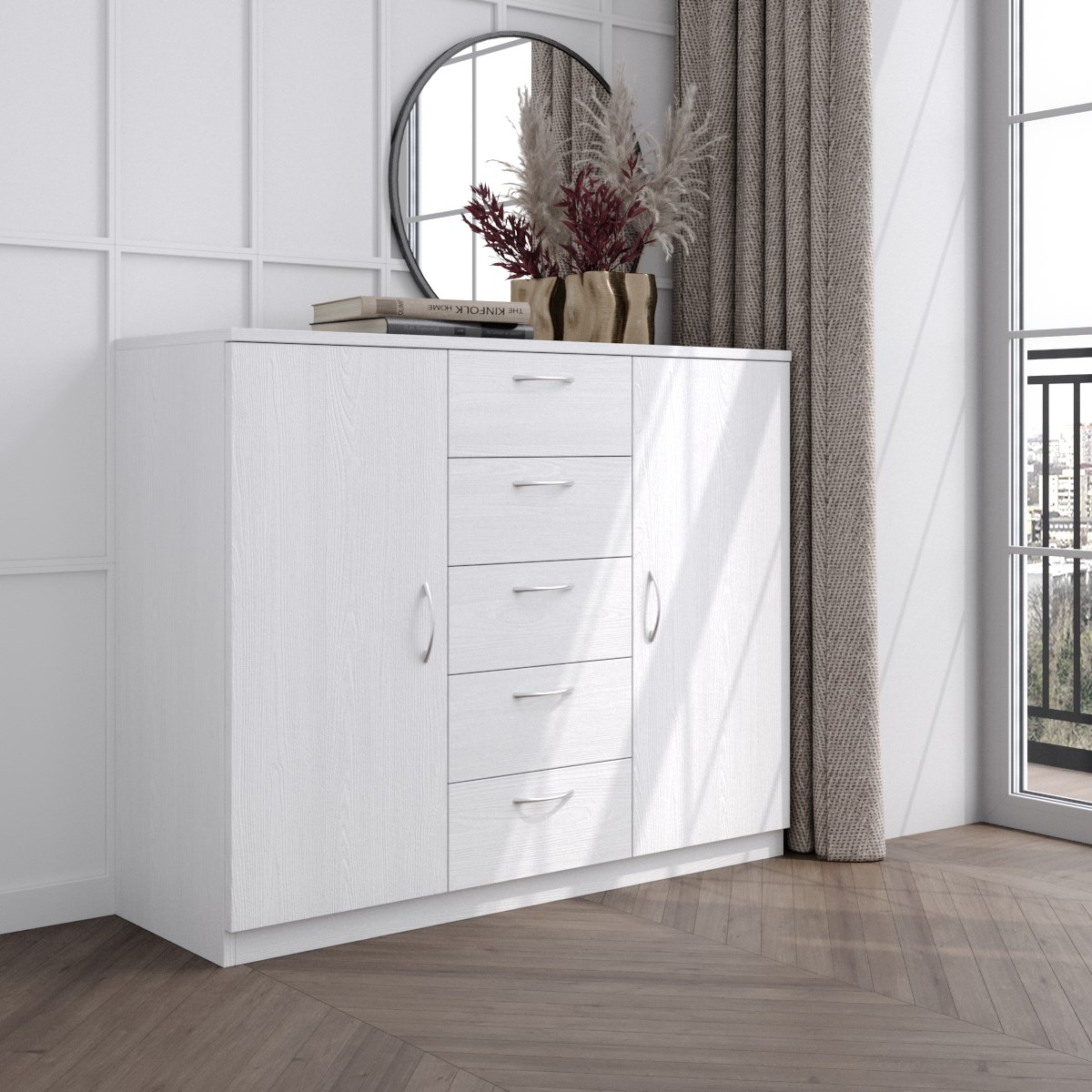 

Комод CИЧ 06 110x38x89 Нимфея Альба