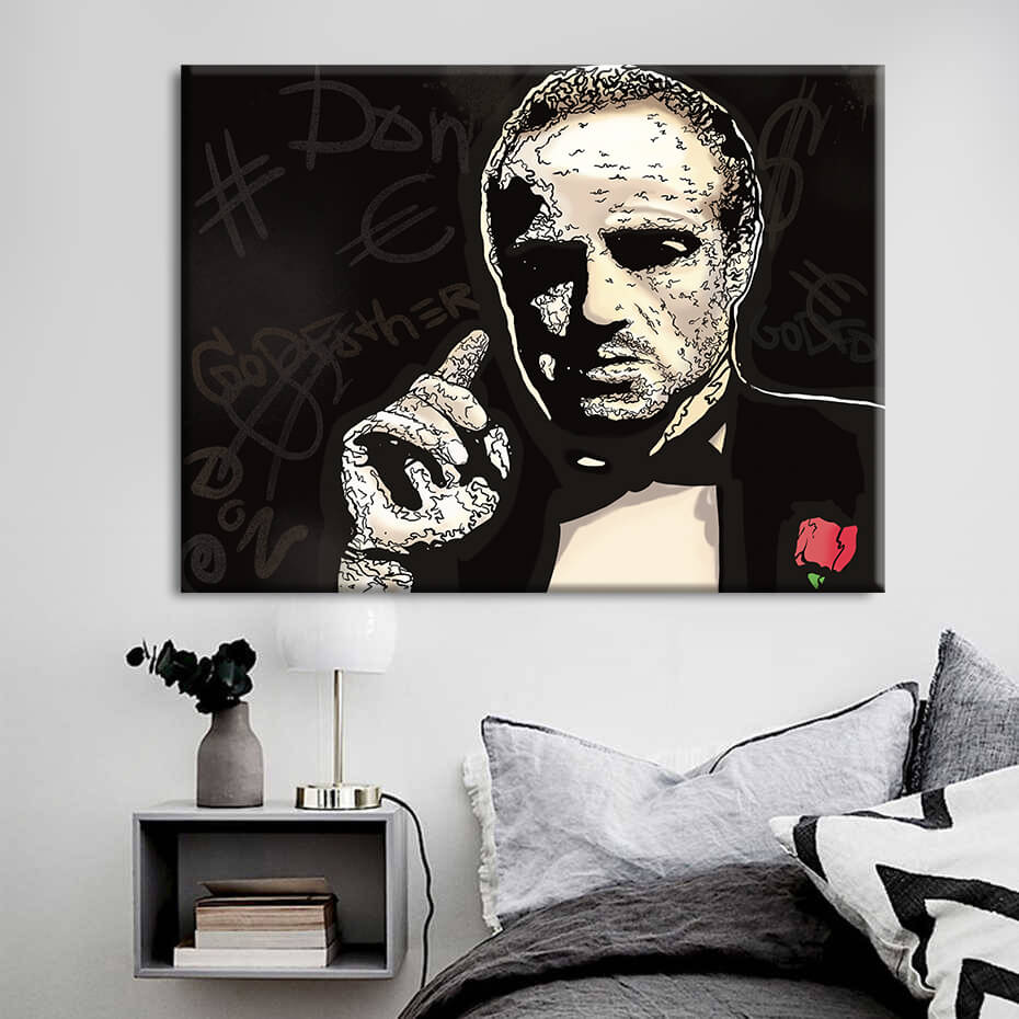 

Картина на холсте Фильмы/сериалы Godfather Black 50х65 см.