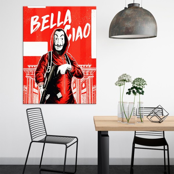 

Картина на холсте Фильмы/сериалы Bella Ciao 75х100 см.