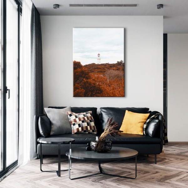 

Картина на холсте Природа Lighthouse and Autumn 50х65 см.