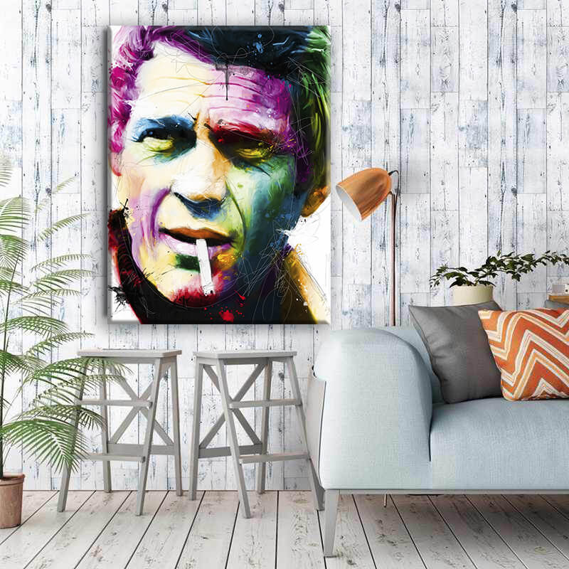 

Картина на холсте Личности Steve McQueen 50х65 см.