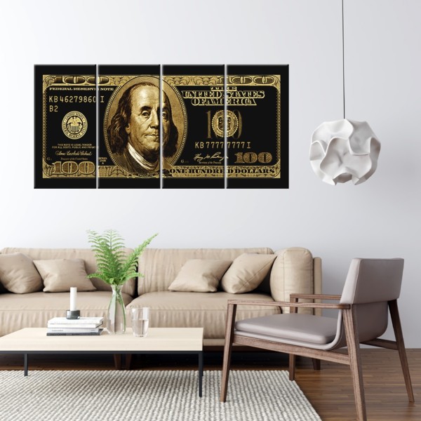 

Картина на холсте Модульные Golden Standard 40х80 см.