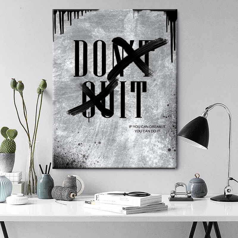 

Картина на холсте Мотивация Do It 75х100 см.