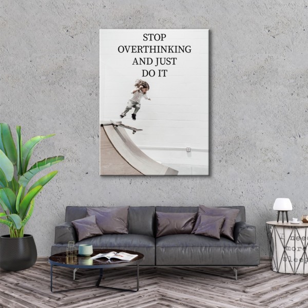 

Картина на холсте Мотивация Just Do It 50х65 см.