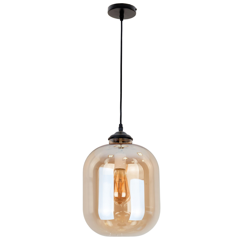 

Люстра подвесная Light House LS-17144-1 AMBER янтарный + черный