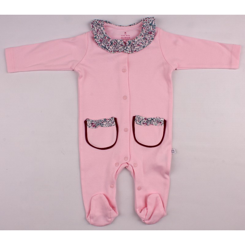 

Комбинезон для девочки BIBABY 60289 68 см розовый (180301)