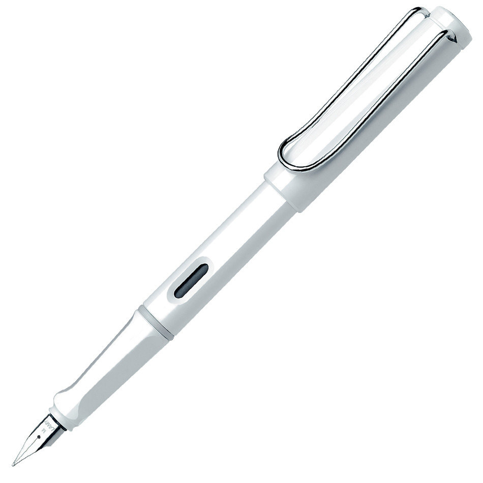 

Эргономическая перьевая ручка Lamy Safari тонкое (fine, F), белый