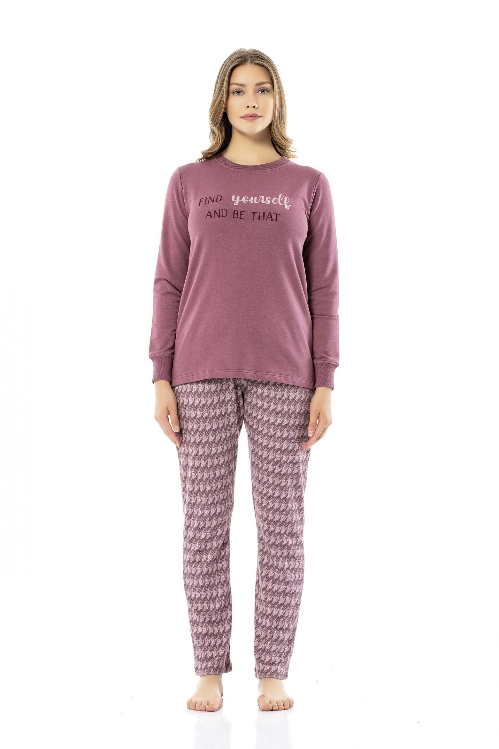 

Жіночий піжамний костюм Poleren 5938 рожевий, Жіночий піжамний костюм Poleren 5938 рожевий M