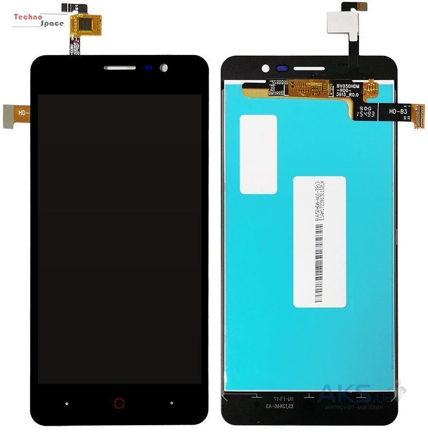 

Дисплей (экран) для Doogee X100 VER 1, с тачскрином, черный High Copy