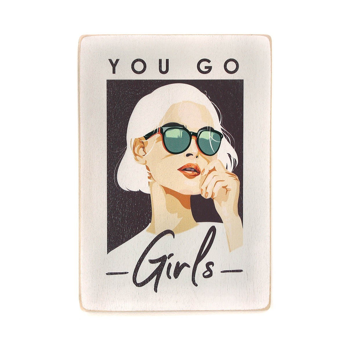 

Деревянный постер Wood Posters "You go. Girls" (A3 формат, фанера)