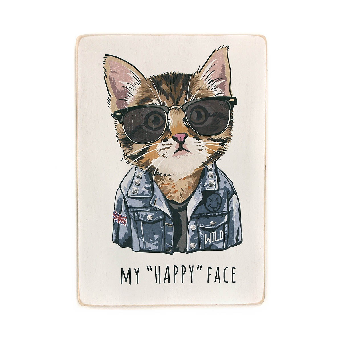 

Деревянный постер Wood Posters "My happy face" (A1 формат, фанера)