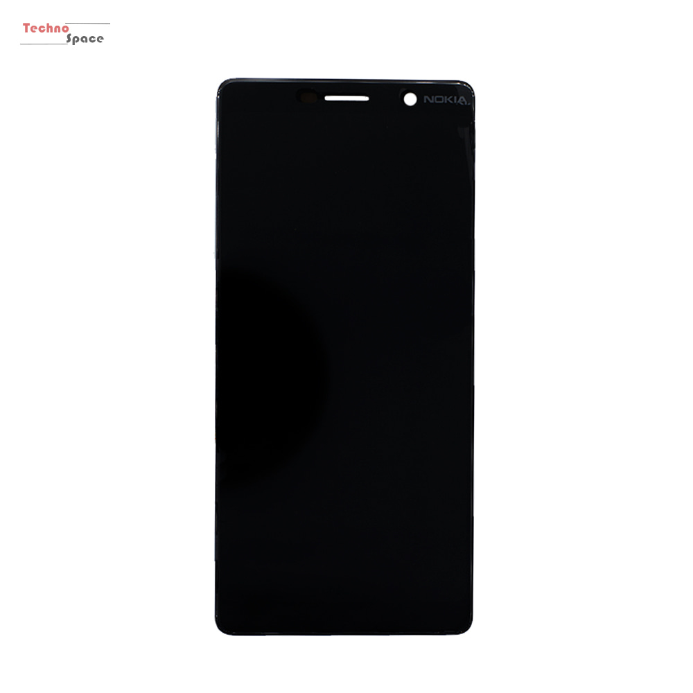 

Дисплей (экран) для Nokia 7 Plus Dual Sim, с тачскрином, черный High Copy