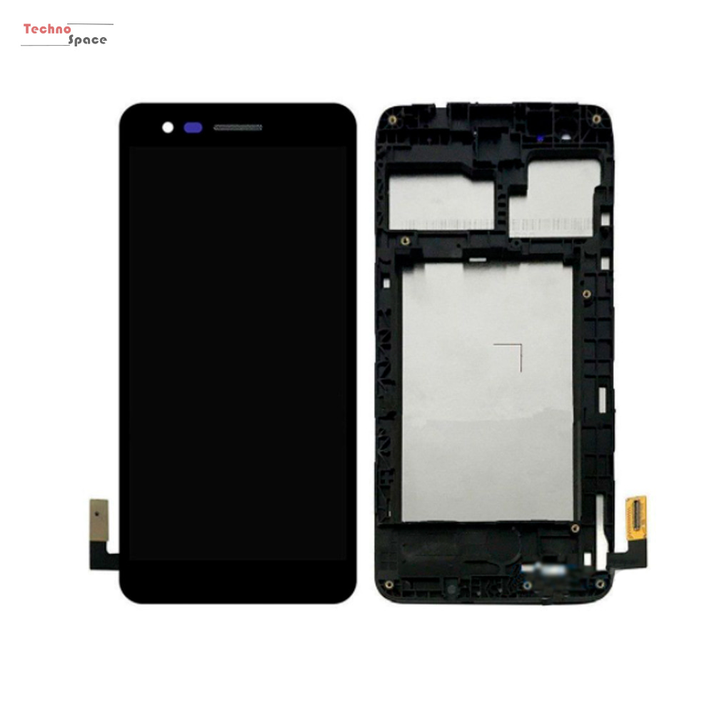 

Дисплей (экран) для LG M160 K4 (2017), с тачскрином и рамкой, черный High Copy