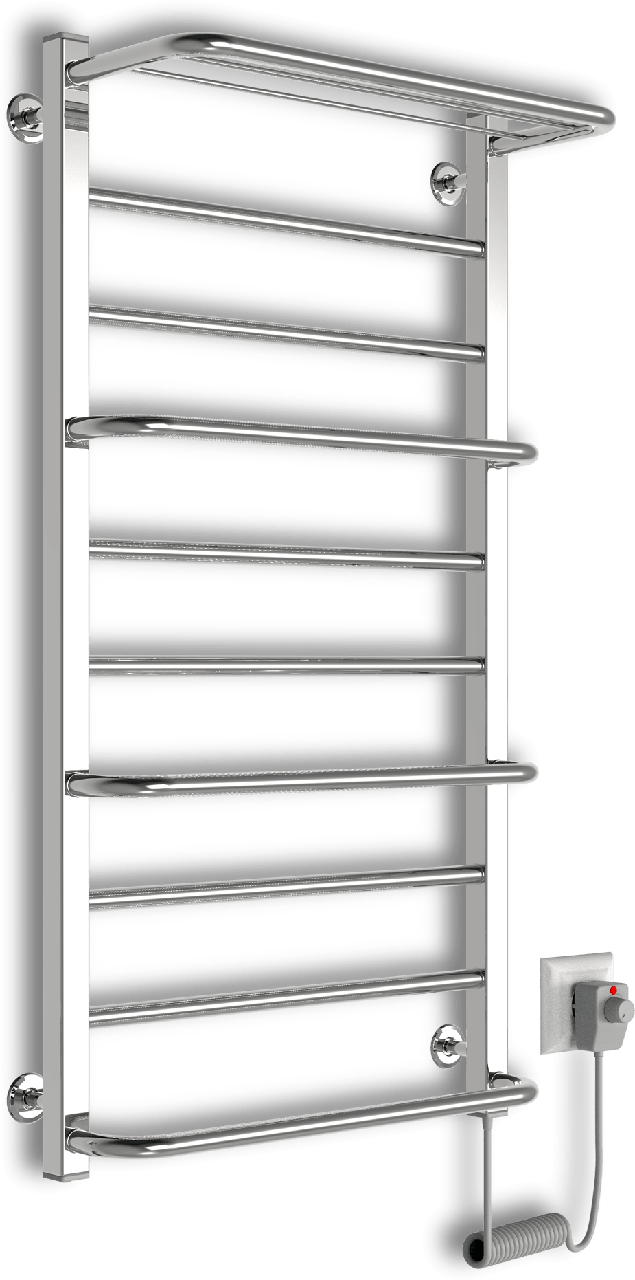 

Полотенцесушительэлектрический ELNA Премиум Люкс с полкой 10 (1010x530) 1982