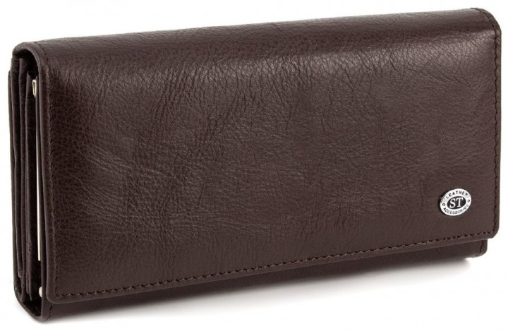 

Женский кошелек киз кожи ST Leather 98429 Коричневый