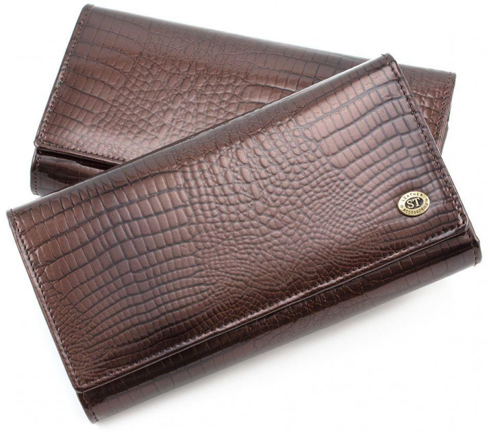

Женский кошелек кожаный ST Leather 98275 Коричневый