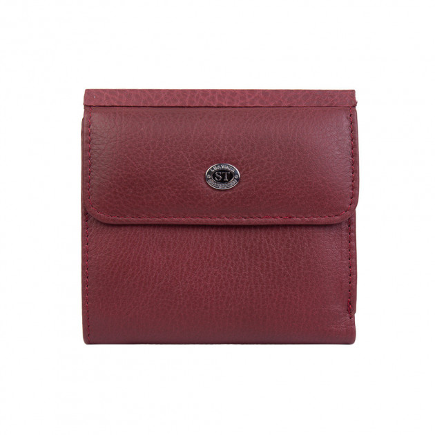 

Кошелек женский кожаный ST Leather 98410 Бордовый
