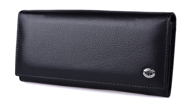 

Женский кожаный кошелек ST Leather (ST150-1) 98368 Черный