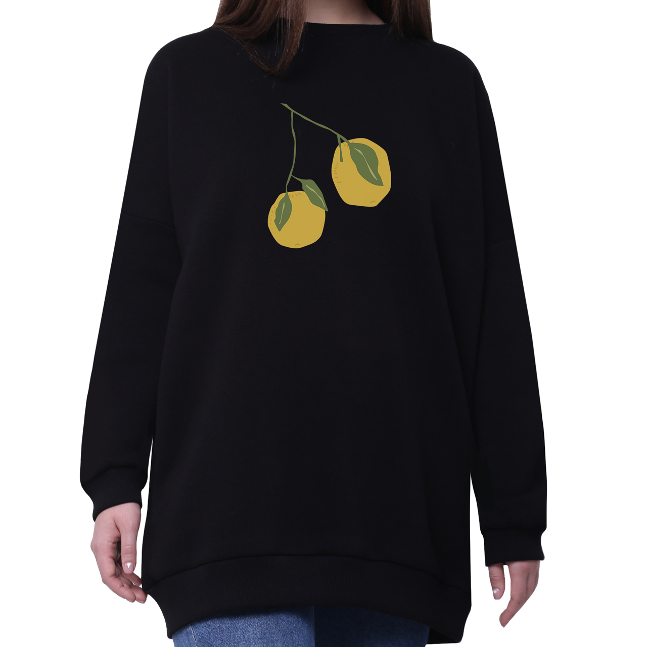 

Свитшот женский удлиненный Лимоны Штриховой рисунок (Lemons Line Art) (35963-3327-3) Черный, Свитшот женский удлиненный Лимоны Штриховой рисунок (Lemons Line Art) (35963-3327-3) Черный L