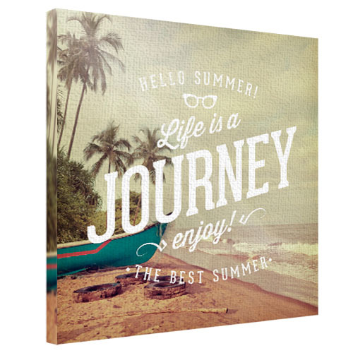 

Картина на ткани Life is a journey enjoy! Presentville 65х65х2 см 000170643