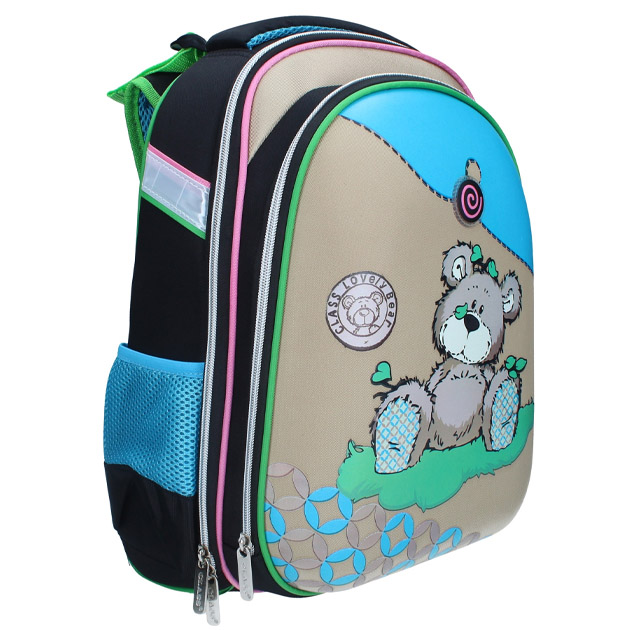 

Ранець "CLASS" /9717/ SchoolCase, "Fancy Bear",2 від.,39*28*21см (1/4)