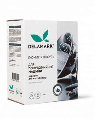 

Порошок для посудомийної машини DeLaMark, 3 кг